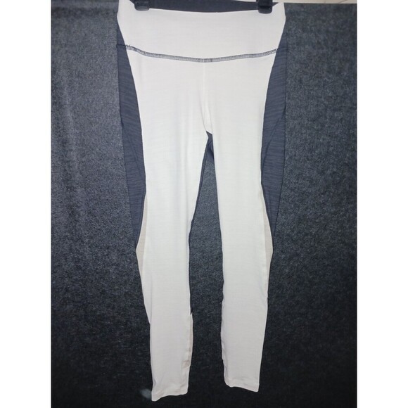 Outdoor Voices Warmup Leggings 3/4  Extra Small XS White Black Beige Back Pocket - Picture 1 of 9